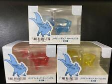 Final Fantasy 14 carbuncle clear figure Blue Red yellow set taito japan FF14 3in picture