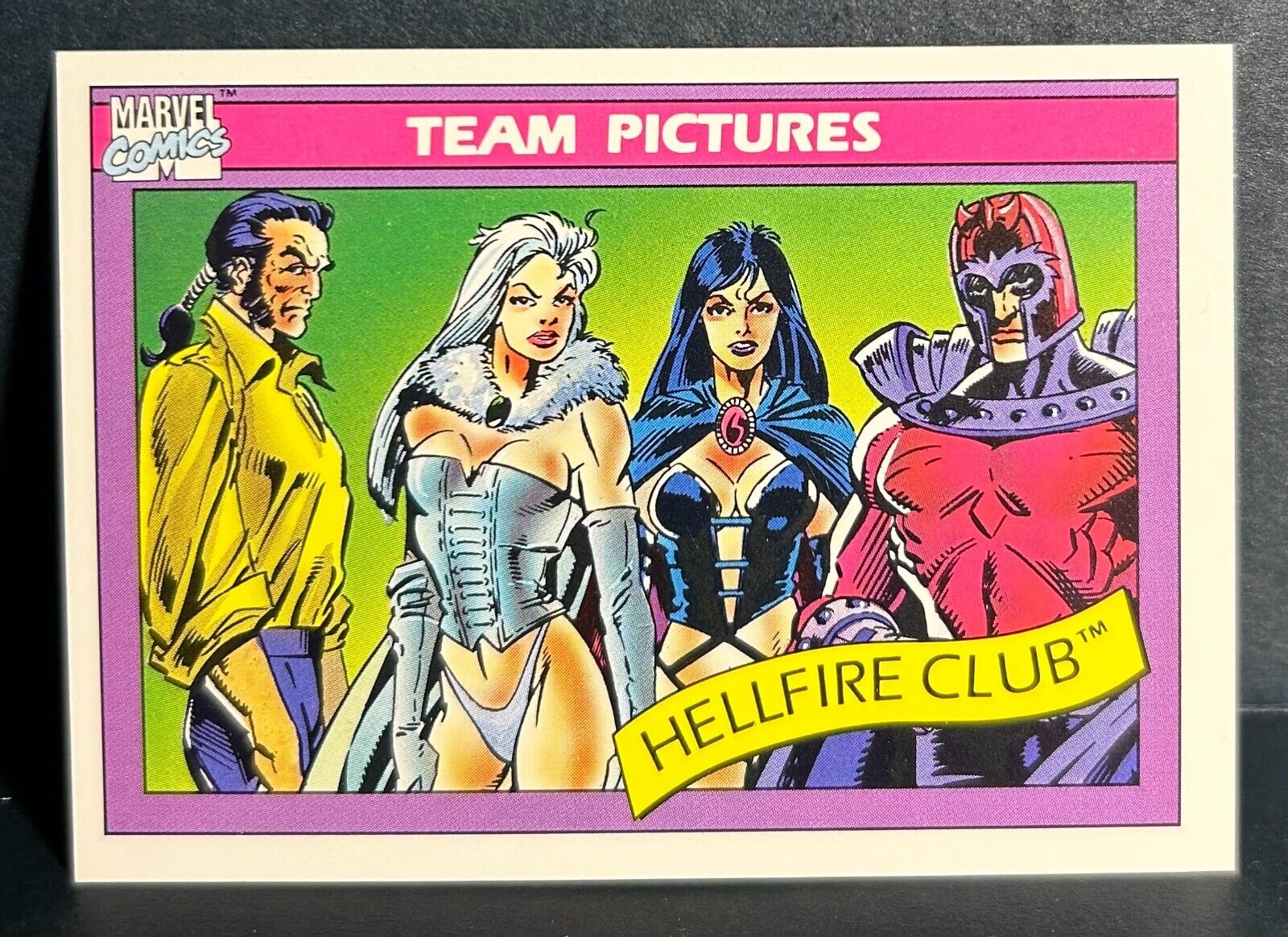 1990 Marvel Impel Team Pictures Hellfire Club #147
