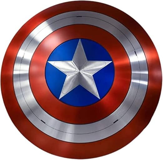 Captain America Shield Medieval Warrior Mild Steel Round Cosplay Vintage Gift Captain America Shield Medieval Warrior Mild Steel Round Cosplay Vintage Gift