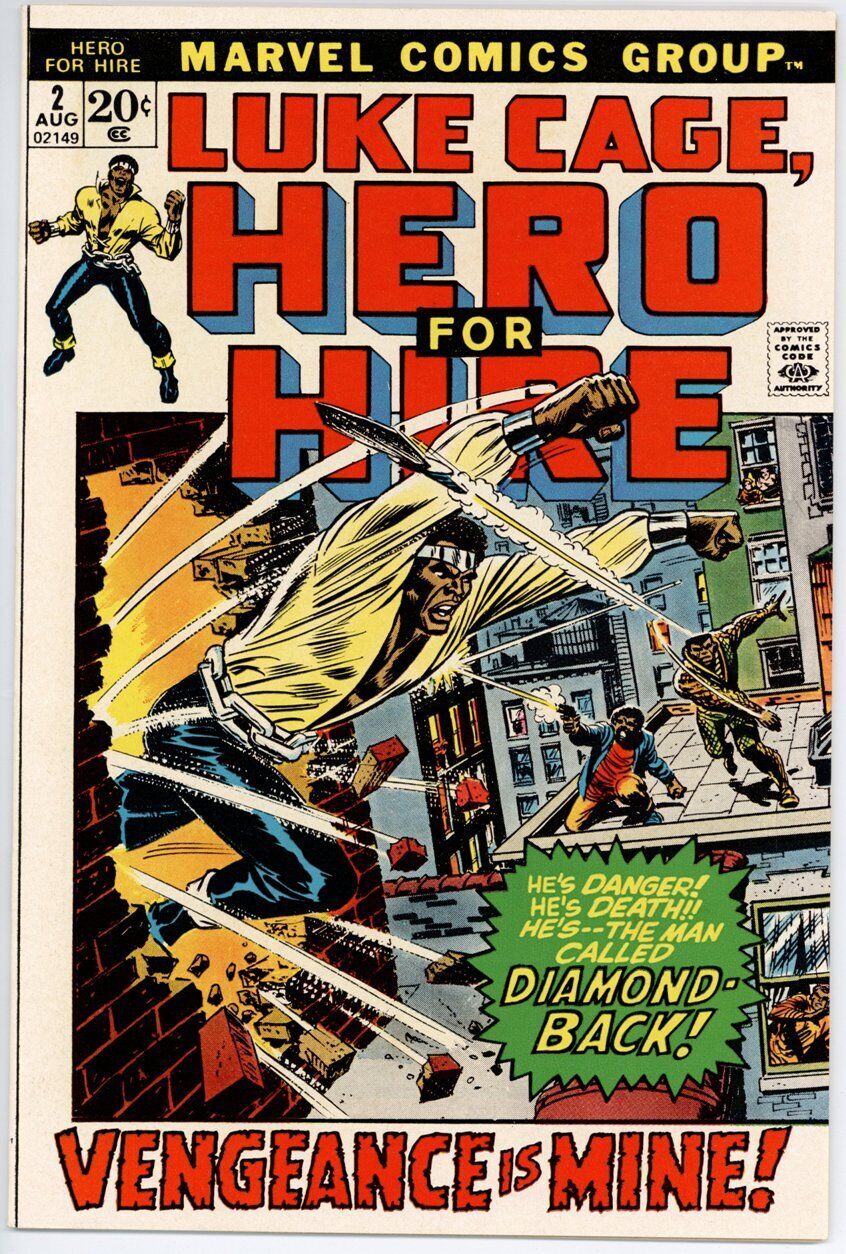 Hero For Hire #2 - Origin of Luke Cage • 1st Appearance of Claire Temple VF+