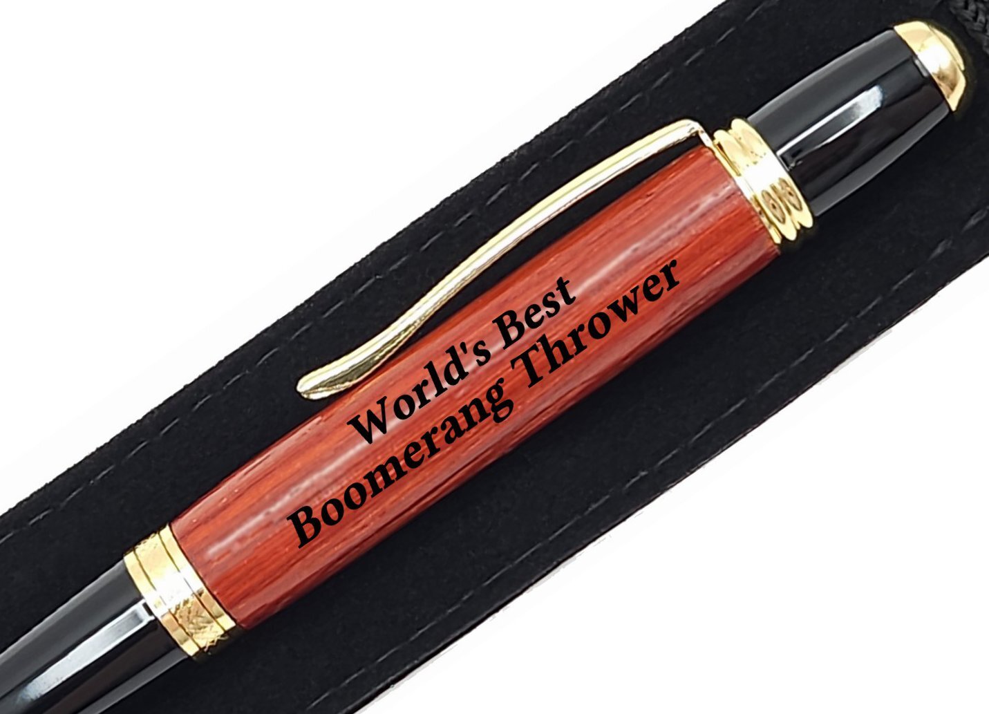 Gift For Boomerang Thrower World's Best Boomerang Thrower Present Engraved Pen