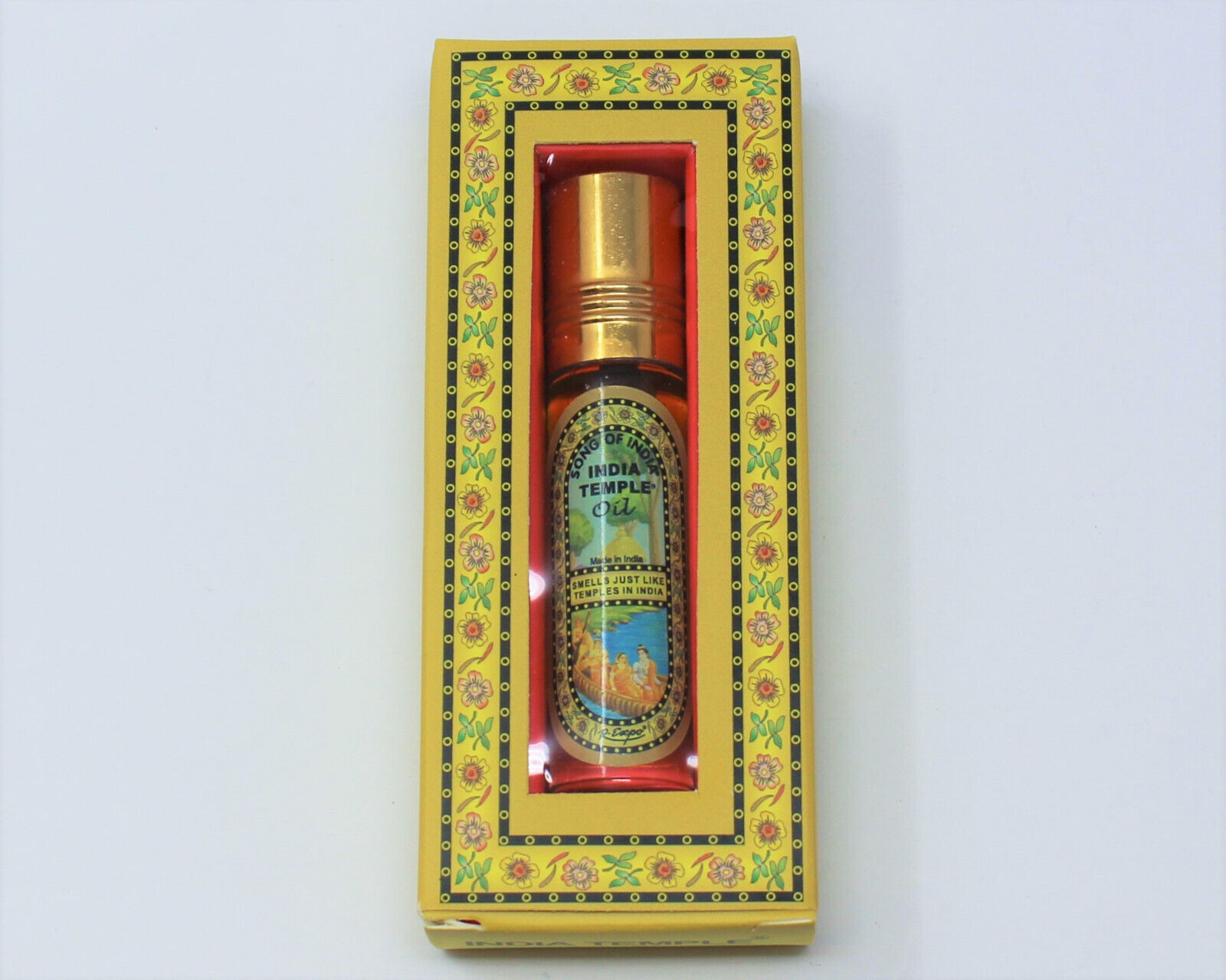 Song of India Temple Perfume Oil, 8 ml Bottle (Body Oils)