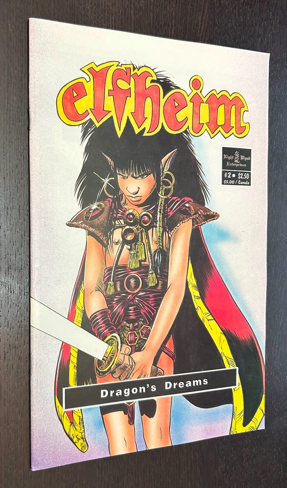 ELFHEIM DRAGONS DREAMS #2 (Night Wynd Comics 1993) -- Barry Blair -- VF