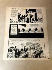 NAZA stone age warrior #8 original art 1965 Sparling SLAVES SPEARS NETS TRAPPED picture